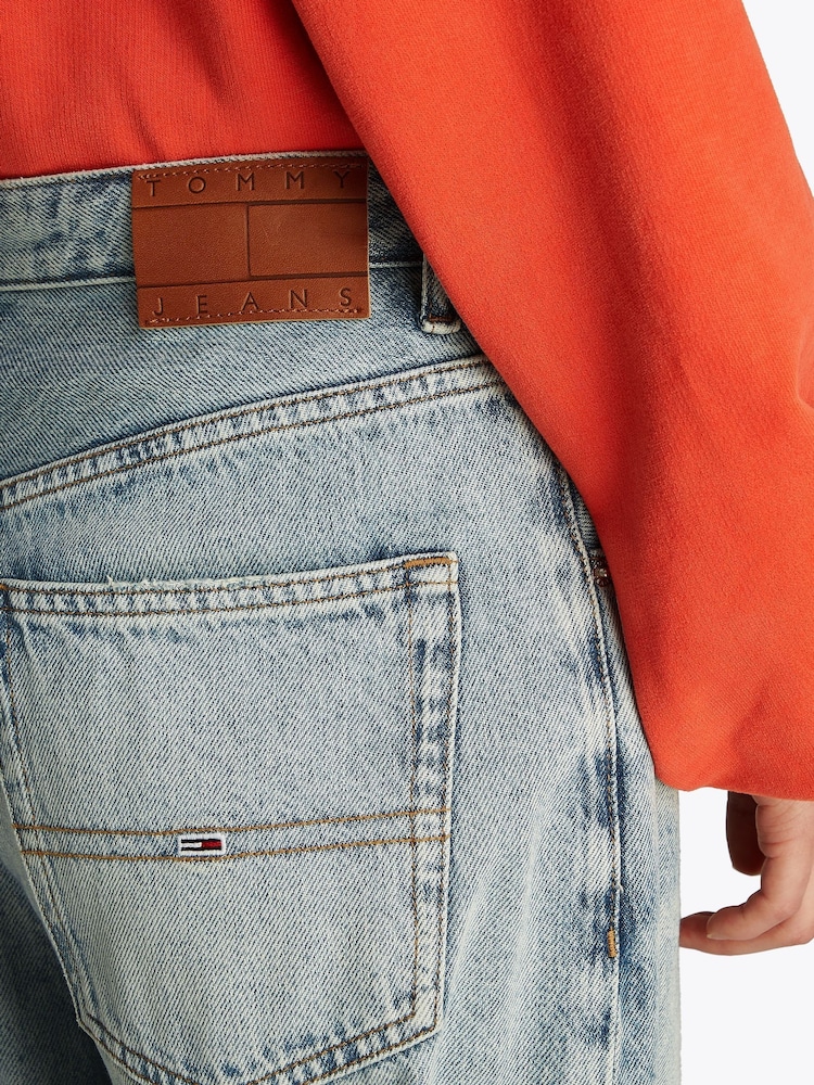 Tommy Jeans Blue Charlie Mid Rise Loose Fit Jeans - Image 4 of 7