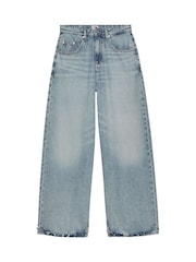 Tommy Jeans Blue Charlie Mid Rise Loose Fit Jeans - Image 5 of 7