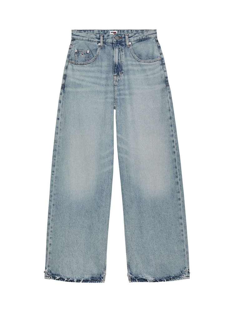 Tommy Jeans Blue Charlie Mid Rise Loose Fit Jeans - Image 5 of 7