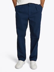 Tommy Hilfiger Blue Murray Herringbone Chino Trousers - Image 1 of 7