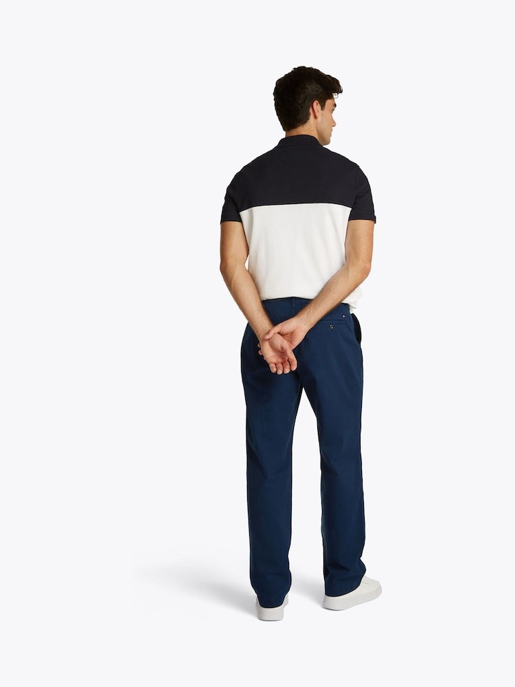 Tommy Hilfiger Blue Murray Herringbone Chino Trousers - Image 3 of 7