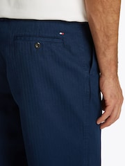 Tommy Hilfiger Blue Murray Herringbone Chino Trousers - Image 4 of 7