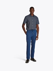 Azul - Calças de linho Tommy Hilfiger Harlem - Imagem 2 de 7