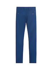Azul - Calças de linho Tommy Hilfiger Harlem - Imagem 6 de 7