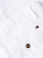 Белый - Брюки чинос с узором "в елочку" Tommy Hilfiger Murray - Изображение 6 из 6