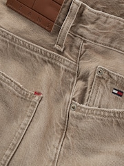 Tommy Jeans Brown Mia Mid Rise Relaxed Straight 100% Cotton Jeans - Image 7 of 7