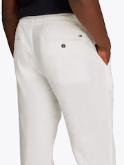 Branco - Calças de linho Tommy Hilfiger Harlem - Imagem 4 de 7