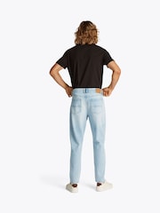 Tommy Jeans Blue Isaac Relaxed Tapered Jeans - Image 3 of 7