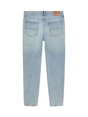 Tommy Jeans Blue Isaac Relaxed Tapered Jeans - Image 6 of 7