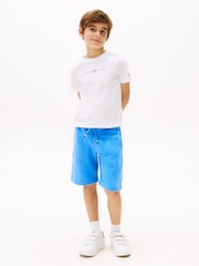 Tommy Hilfiger White Essential T-Shirt/Shorts Set - Image 1 of 4