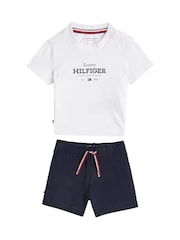حزمة من تيشرت وشورت Monotype من Tommy Hilfiger - صورة 1 من 2