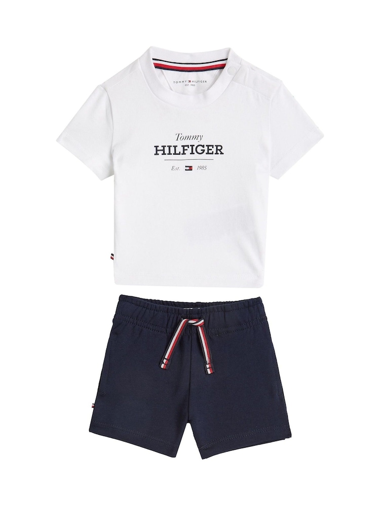 حزمة من تيشرت وشورت Monotype من Tommy Hilfiger - صورة 1 من 2