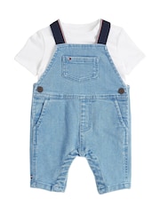 Tommy Hilfiger Blue Denim Dungarees - Image 1 of 2