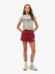 Superdry Grey Athletic Essential Stripe T-Shirt - Image 2 of 3