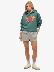 Verde - Superdry Tokyo Vintage Logo Relaxed 100% Cotton Hoodie - Imagen 2 de 3