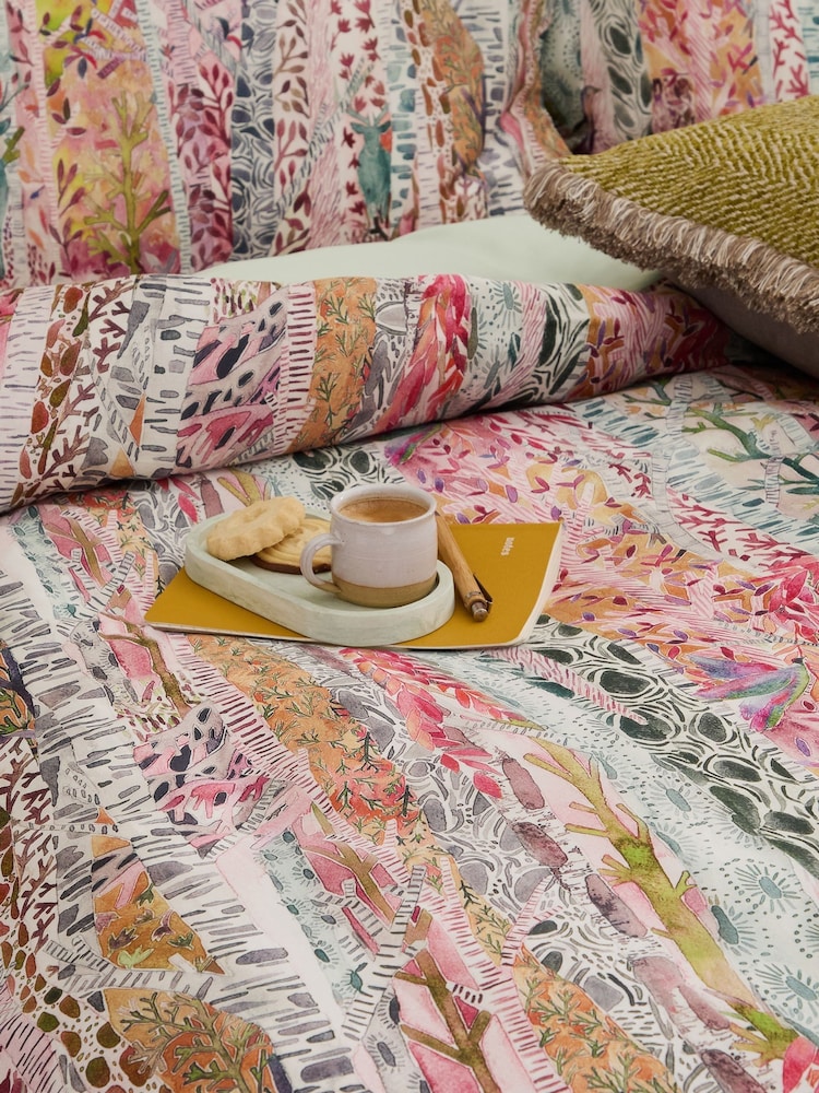 Voyage Maison Blush Whimsical Tale Printed Duvet Set - Image 4 of 4
