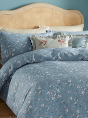 Wylder Blue Bronte Printed Floral Duvet Set - Image 3 of 3