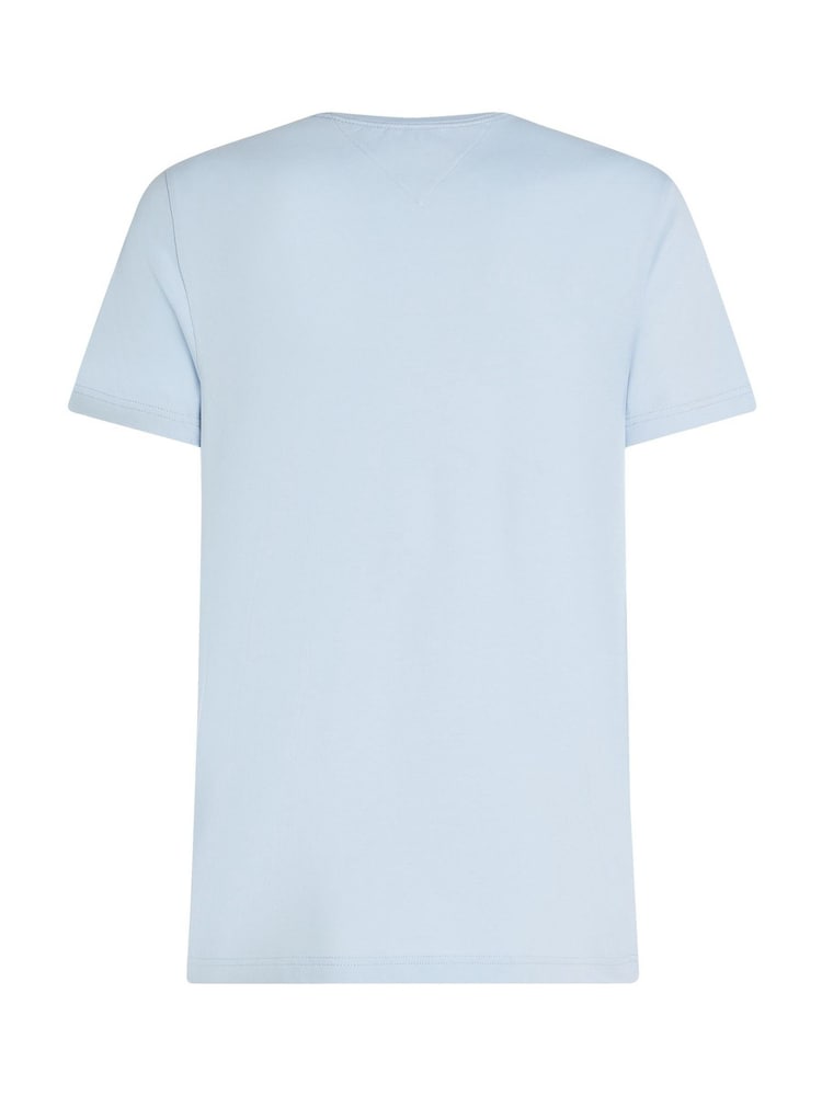 Tommy Hilfiger Blue Slim Stretch Cotton T-Shirt - Image 6 of 7
