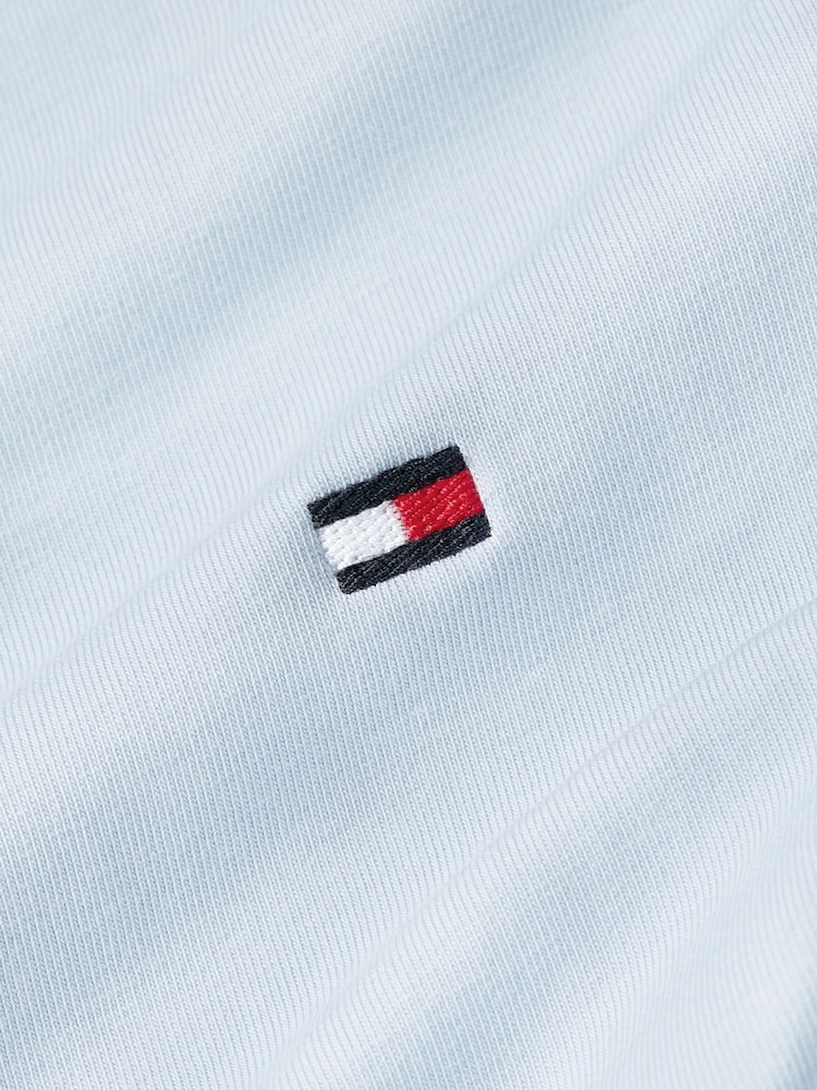 modra - Tommy Hilfiger Slim Raztegljivo bombažna majica - Slika 7 iz 7 modra - Tommy Hilfiger Slim Raztegljivo bombažna majica - Slika 7 iz 7