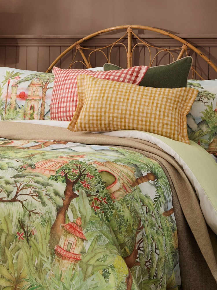 Voyage Maison Green Eden Ruins Printed Duvet Set - Image 2 of 5