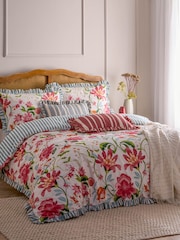 Wylder Multicolour Claudia Floral Ruffle Duvet Set - Image 1 of 3