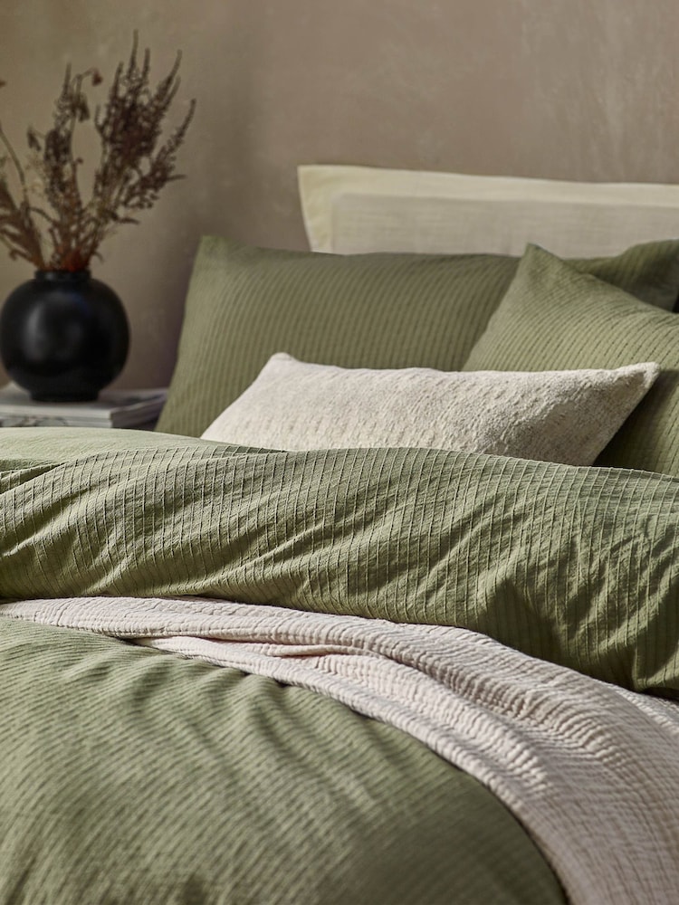 Yard Malton Stripe 100% Cotton Duvet Set - Imagen 2 de 3