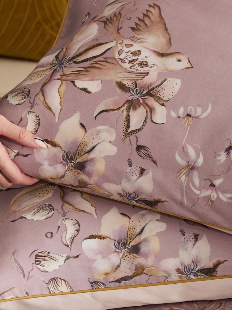 Voyage Maison Multicolour Floella Printed Piped Duvet Set - Image 4 of 4