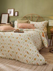 Voyage Maison Orange Peach Harvest Printed Duvet Set - Image 1 of 6
