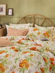 Voyage Maison Orange Peach Harvest Printed Duvet Set - Image 2 of 6