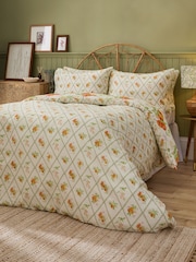 Voyage Maison Orange Peach Harvest Printed Duvet Set - Image 3 of 6