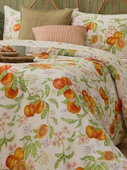 Voyage Maison Orange Peach Harvest Printed Duvet Set - Image 4 of 6