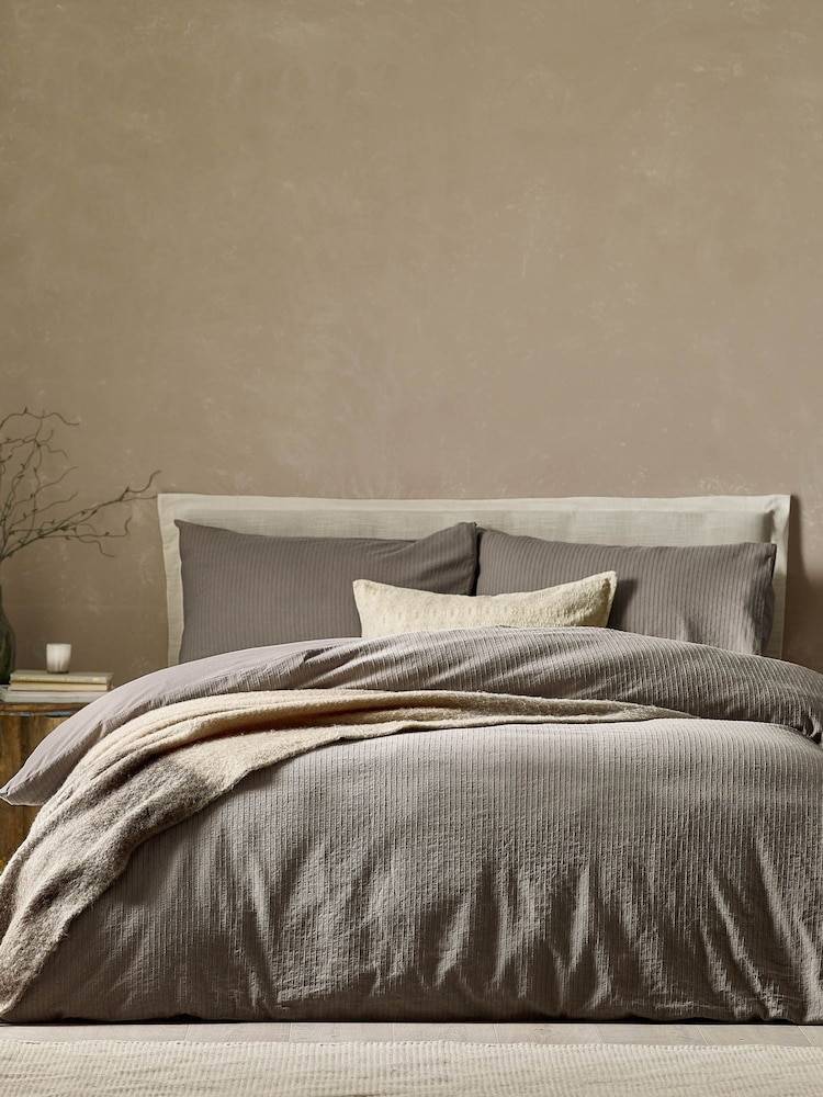Yard Malton Stripe 100% Cotton Duvet Set - Imagen 1 de 4