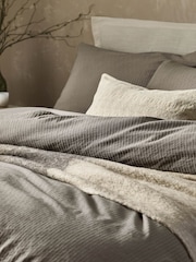 Yard Malton Stripe 100% Cotton Duvet Set - Imagen 3 de 4