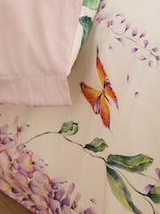 Voyage Maison Purple Mariposa Oxford Edge Duvet Set - Image 5 of 6
