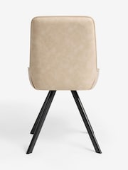 Set of 2 Natural Oakley Black Legs Dining Chairs - Image 7 of 7