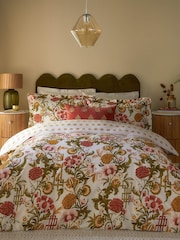 Seventy Three Russet Ishana Reversible Floral Duvet Set - Image 1 of 3