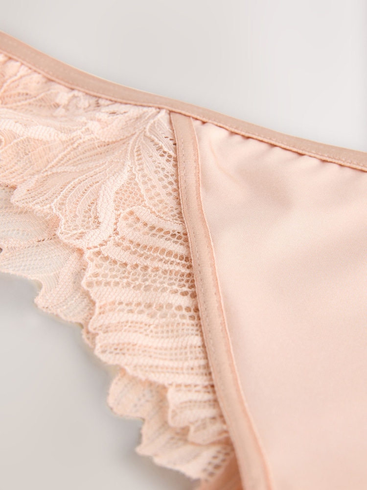 Nude - Lipsy Lace Brazillian Briefs - Imagen 7 de 7