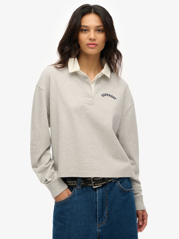 Camiseta básica de algodón 100 % con diseño gráfico de rugby de Superdry - Imagen 1 de 3 Camiseta básica de algodón 100 % con diseño gráfico de rugby de Superdry - Imagen 1 de 3