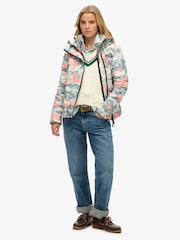Superdry Grey Hooded Mountain Windbreaker Jacket - Image 3 of 4