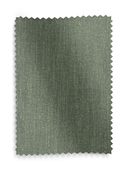 Mid Green Relaxed Linen Look Upholstery Swatch - Image 1 of 1