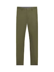 Tommy Hilfiger Green 1985 Denton Straight Stretch Chino Trousers - Image 6 of 8