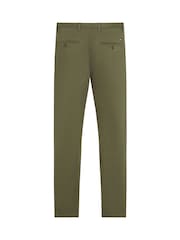 Tommy Hilfiger Green 1985 Denton Straight Stretch Chino Trousers - Image 7 of 8