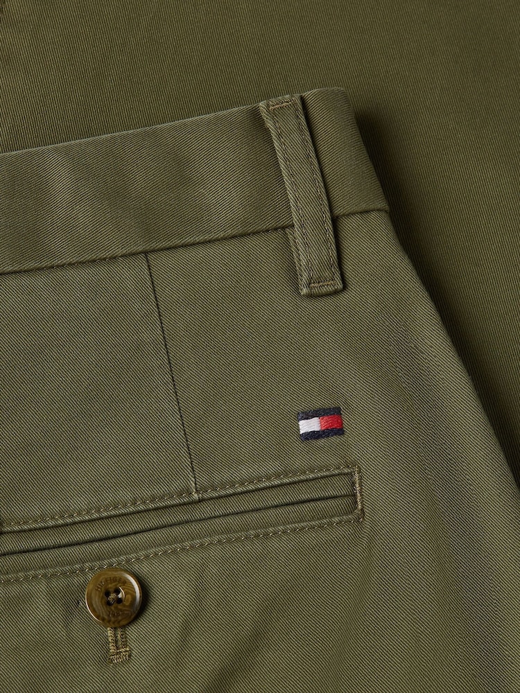 Tommy Hilfiger Green 1985 Denton Straight Stretch Chino Trousers - Image 8 of 8
