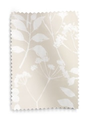 Natural Isla Floral Print Upholstery Swatch - Image 1 of 1