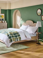 Nina Campbell Light Natural Palmier Bed - Image 1 of 5