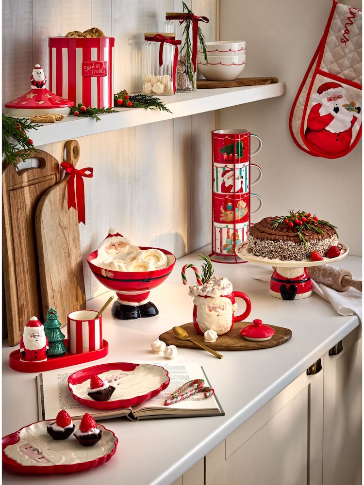 Christmas Decorative Side Plates Nordic Christmas Gnomes Side