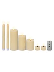 Lumineo Cream Set of 7 LED Candles - Image 3 of 3