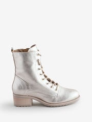 Champagner - Moda in Pelle BEZZIE LACE UP LEATHER ANKLE BOOT - Bild 2 von 2