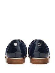 Moda in Pelle Animal Fiorela Quilted Smart Comfort Loafers With Saddle Detail - Image 3 of 4