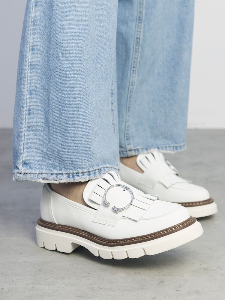 Moda in Pelle Dallia Snaffle Trim Chunky Loafers - Image 1 of 4